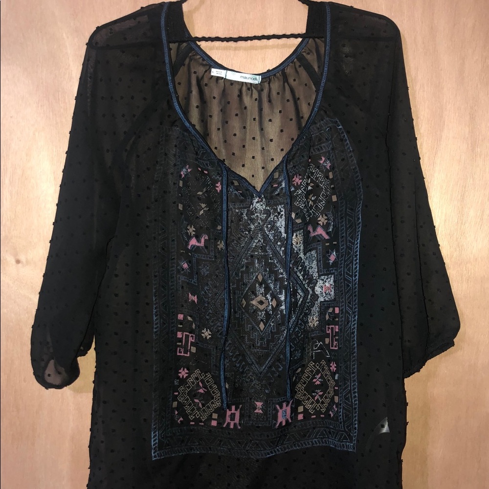 Maurices Sheer blouse
